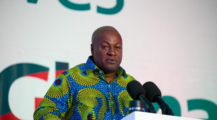 Mahama projected to win with huge margin