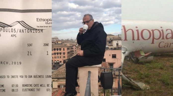 Man escapes death in Ethiopian plane crash after arriving 2 mins late