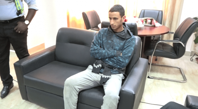 21 year old Moroccan caught hiding in a vessel at Tema Port trying to stowaway to Europe