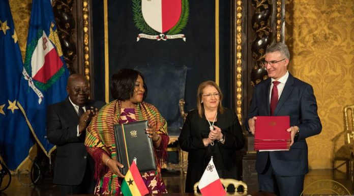Ghana, Malta Sign Visa Waiver Deal