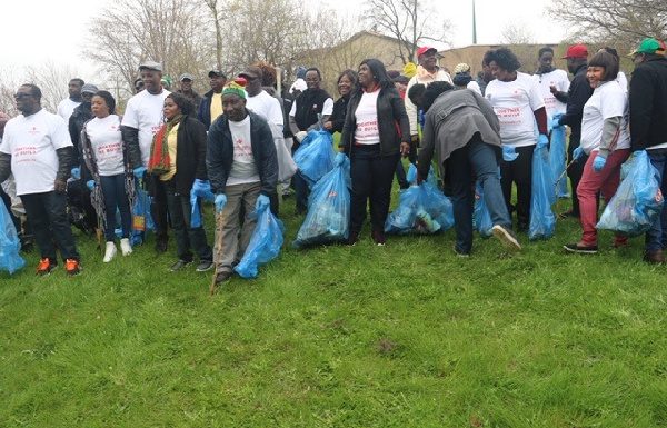 Toronto Ghanaian community cleans up parts of the city