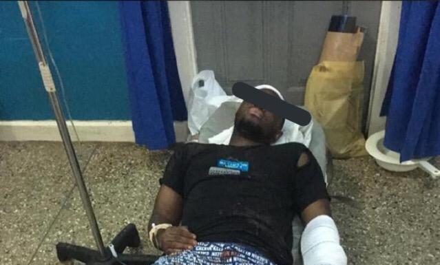 PHOTOS: Armed robbers attack University of Ghana student on campus