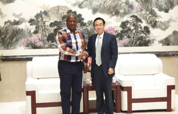 Mahama confers with Chinese Ambassador