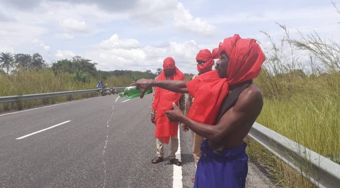 NDC fetish priest curse Bawumia for jabbing NDC over road