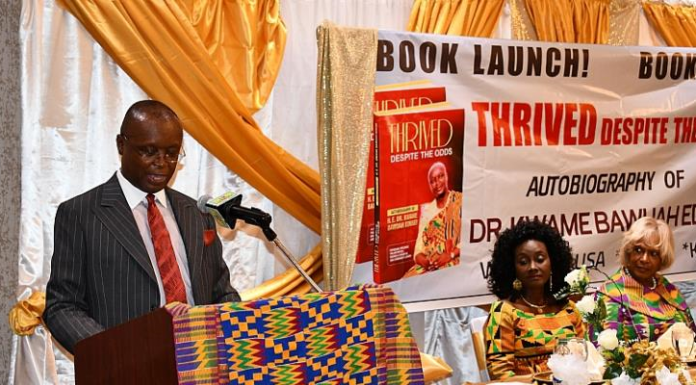 Former Ghana Ambassador To U.S. Dr. Kwame Bawuah-Edusei Launches Autobiography