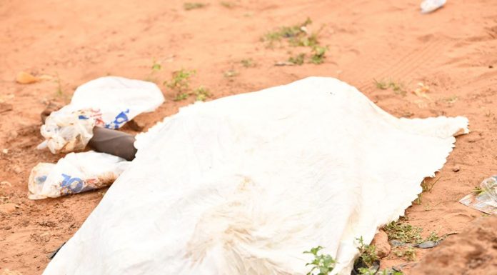 PHOTOS: Man, 40, Killed and Dumped At Agormanya, Eastern Region.