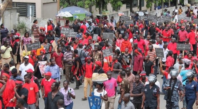 LIVE UPDATE: NDC-led coalition DEMO against new voters register underway in Kumasi
