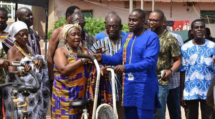 PHOTOS: Legends Keepfit Club USA donates to Akuapem Awukugua
