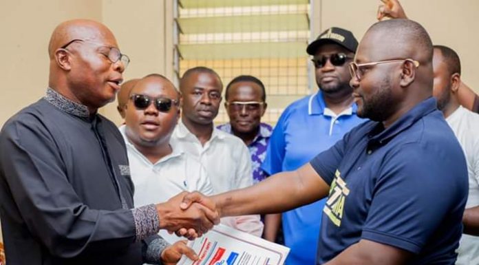 PHOTOS: Asenso-Boakye Files Forms To Contest NPP Primary In Bantama