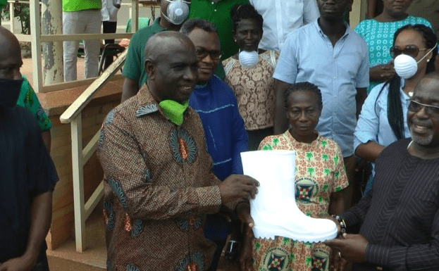 Mahama donates PPE, other items to Bono Regional Hospital