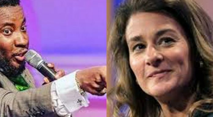 “You are not God…Madam keep quiet” – Sonnie Badu tells Bill Gates’ wife