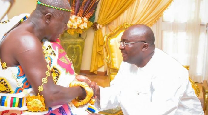 May God Grant You Wisdom-Veep To Asantehene on his 70th birthday