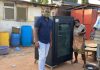 John Dumelo buys new Oven for a baker in his constituency