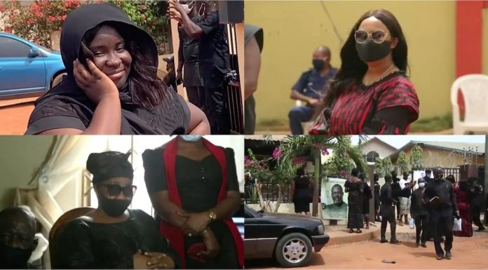 Video: Tears flow at Bernard Nyarko’s burial service