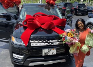 Nana Aba Anamoah’s Range Rover Is Not Registered With Us – DVLA Issues Statement