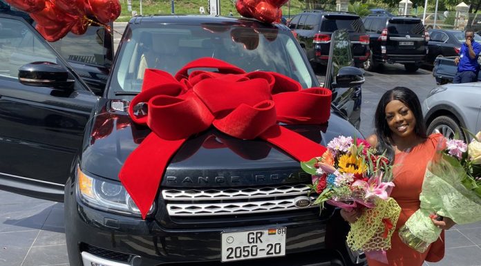 Nana Aba Anamoah’s Range Rover Is Not Registered With Us – DVLA Issues Statement