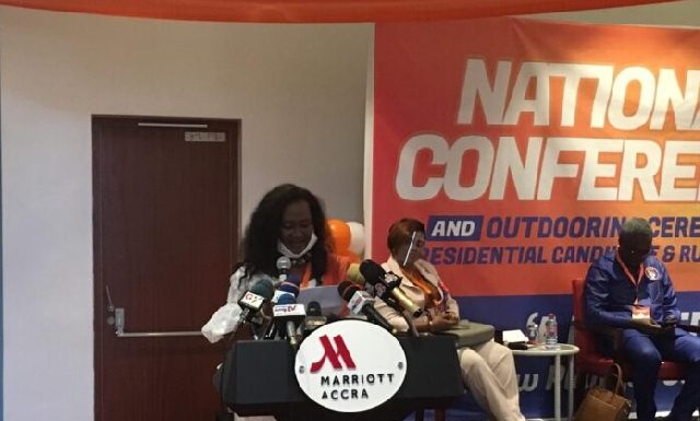 LPG’s Akpaloo names Margaret O’Brien Sarfo as running mate