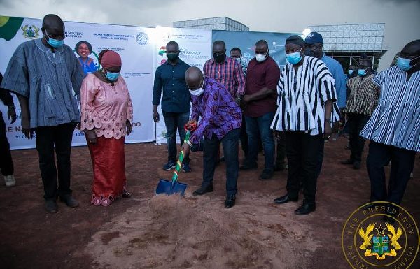 Akufo-Addo cuts sod for US$223 million Tamale water project