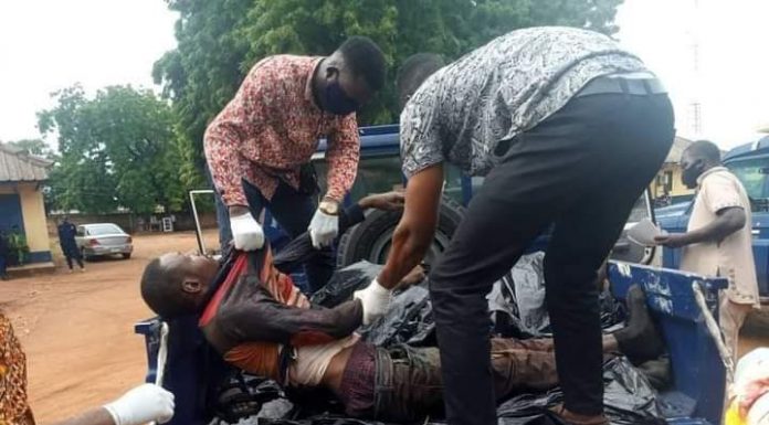 Photos: 2 suspected robbers Gunned Down in shootout with Police