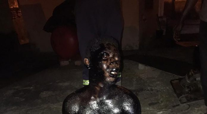 Worker trapped in Bitumen while stealing from employer