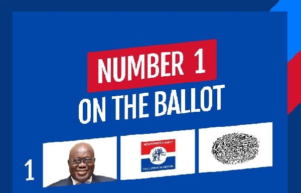 No.1 ballot position: Let NPP be first on December 7 – Akufo-Addo
