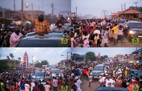 30km Anhwiankwanta-Obuasi Road 70% Complete; Obuasi Town Roads To Be Completed In March 2022