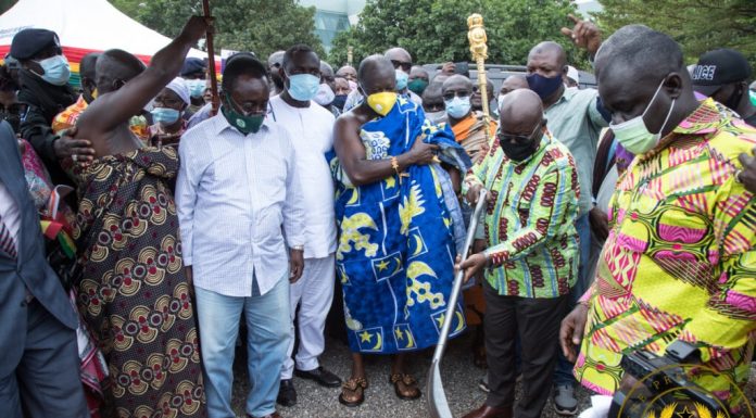 Akufo-Addo cuts sod for US$330 million boankra inland port