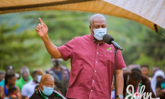 Demonstrate peacefully against election verdict, Mahama tells supporters