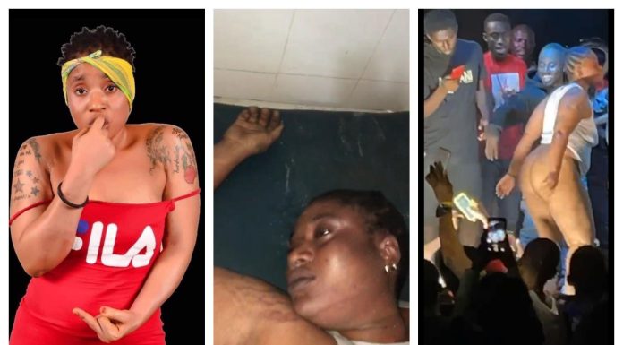 Slay queen dies after being sexually harassed on stage (video)