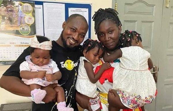 Funny face reunites with his baby mama