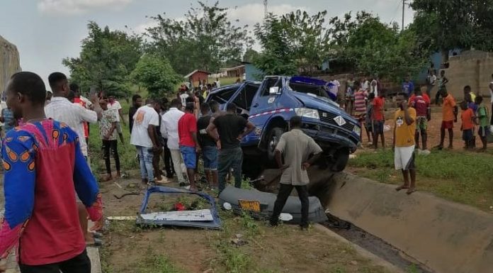 Five die in Suhum road crash