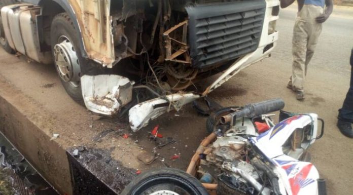 Motor Rider Killed After Running Into Parked Truck