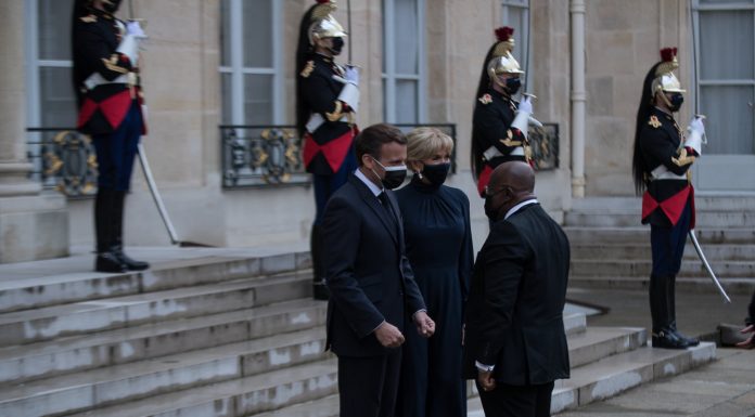 Akufo Addo arrives in Paris for summit
