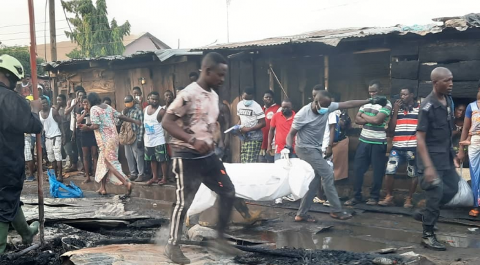 One dead in Kumasi slum fire outbreak(Photos)