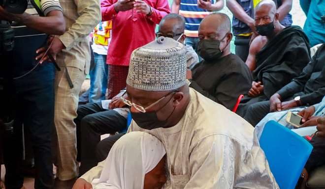 VP Bawumia, National Chief Imam observe Jummah prayers with Ejura Muslim community