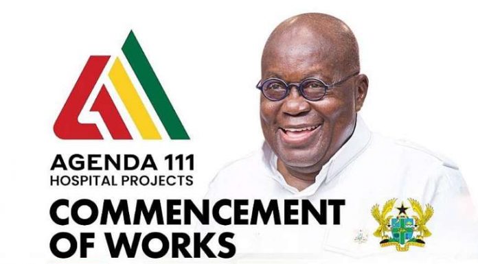 Akufo-Addo cut sods for Agenda 111 hospitals project today