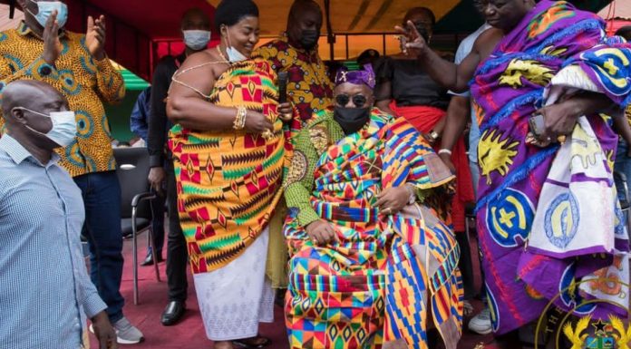 Akufo-Addo Enstooled As ‘Nkosohene’ At Chiraa