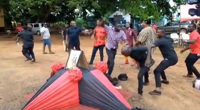 NPP Members In A ‘Funeral Fight’ At Suhum.