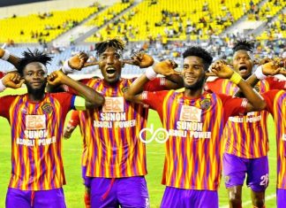 Hearts of Oak qualifies for FA final with a win over Medeama SC