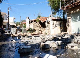 Greek Island Of Crete Hit By A 5.8 Magnitude Earthquake.