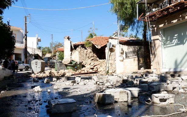 Greek Island Of Crete Hit By A 5.8 Magnitude Earthquake.