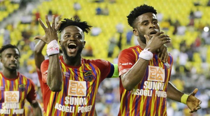 CI Kamsar Loses To Hearts Of Oak In The CAF Champions League By 2 Late Goals.