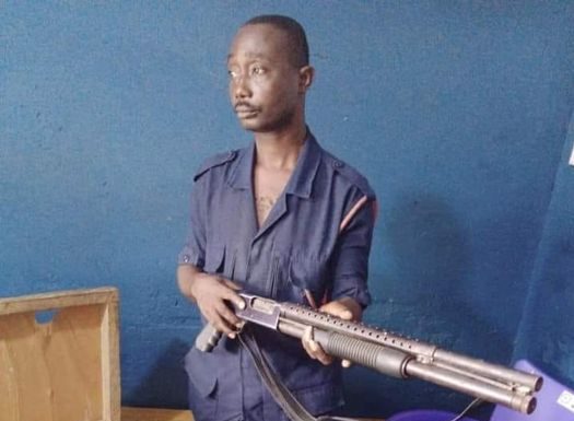 Fake police officer arrested