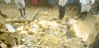 Man Dead As Building Collapses On Him While Asleep.