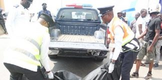 Dead Man Found On The Kadjebi-Nkwanta Highway.