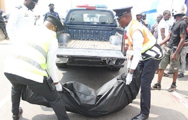 Dead Man Found On The Kadjebi-Nkwanta Highway.