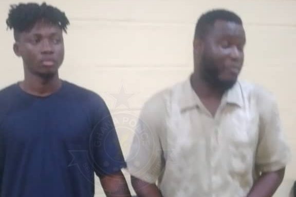 Photos: Police arrest two from Shatta Wale’s camp, hunting for musician in Connection with gun attack hoax