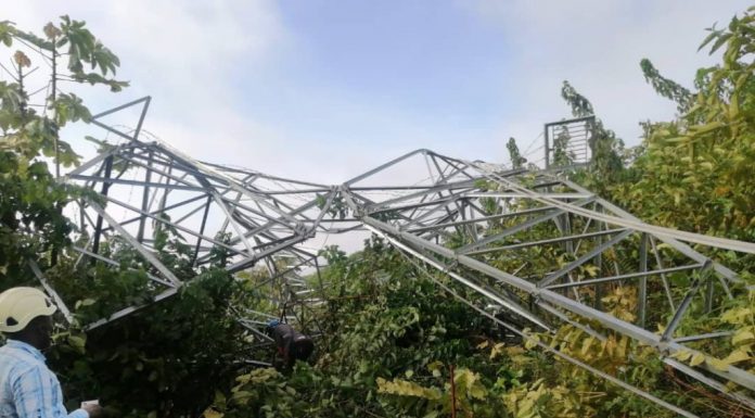 Load Management Under Consideration As Communication Mast Collapses On GRIDCo Towers.