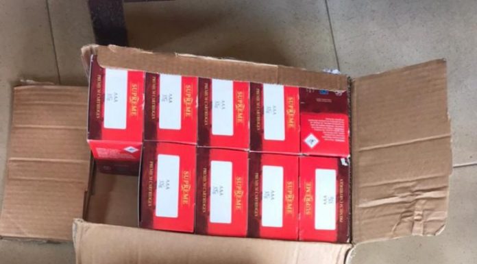 Dispatched Team Of Police Officers Intercepts Ammunition In Hohoe.
