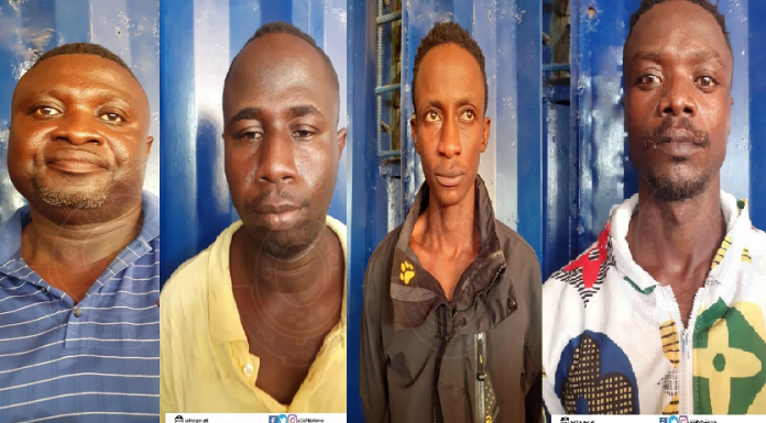 Four suspected armed robbers arrested at Weija